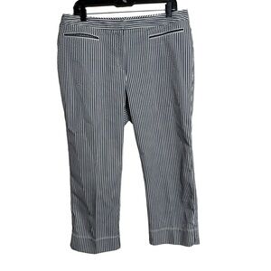 St. John striped capri pants women’s size 12